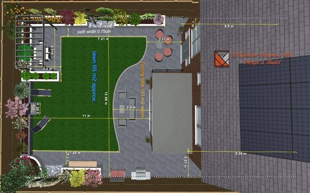 Garden Design Floor Plan Garden Design & Build | 3D Garden Designers