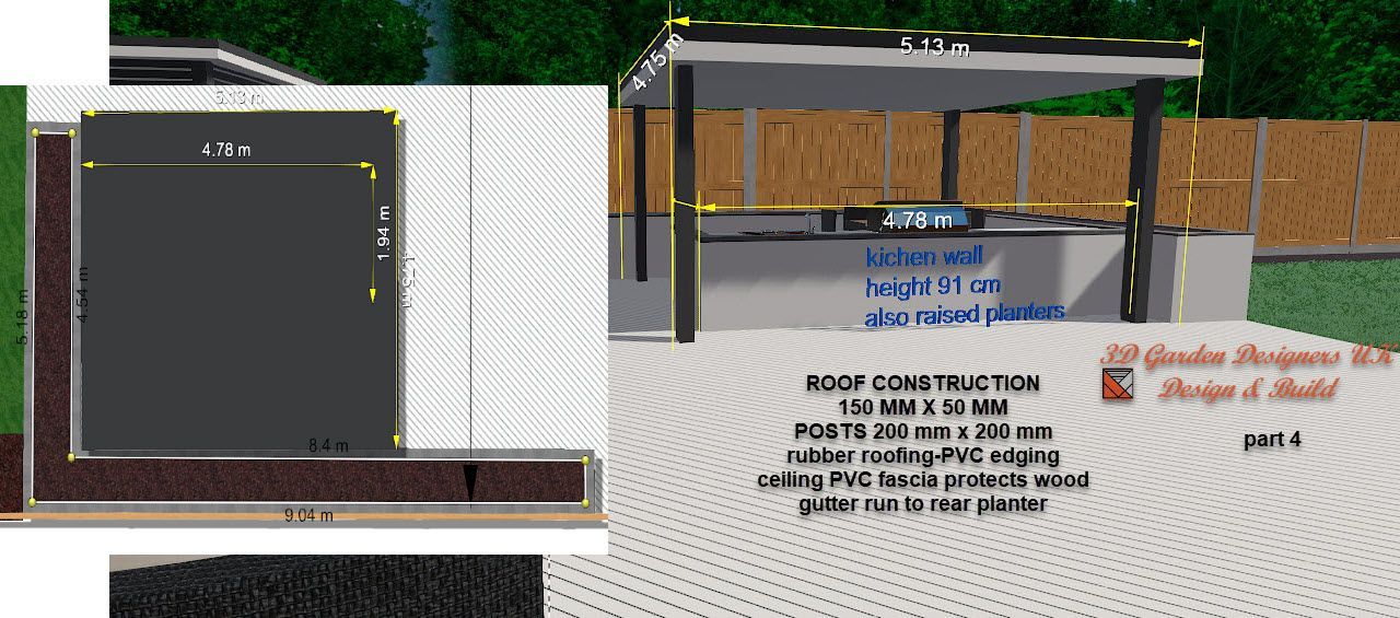 A computer generated image of a roof construction company