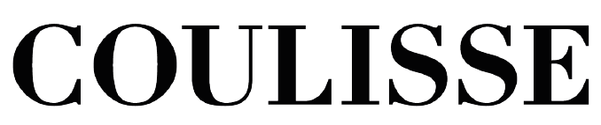 The word coulisse is written in black on a white background.