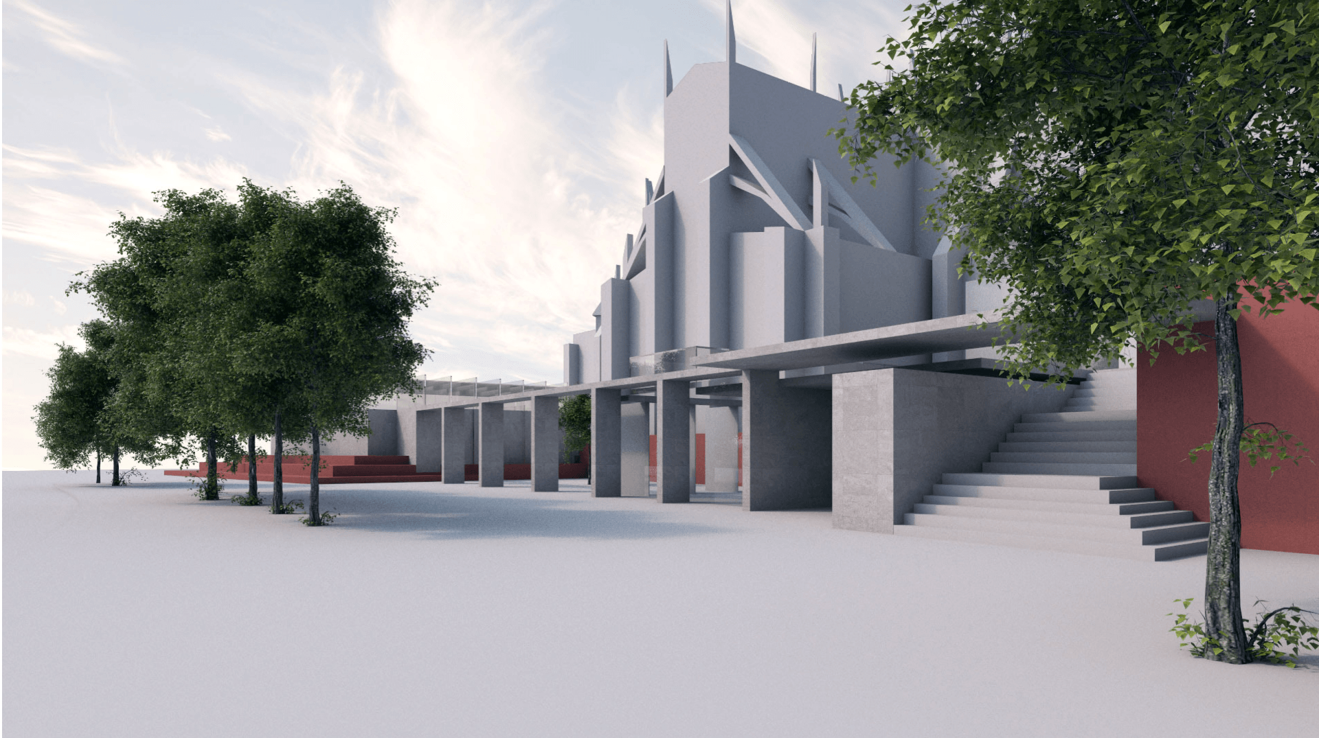 A concept design by architect Dan Talkes for new facilities at St Mary Redcliffe Church