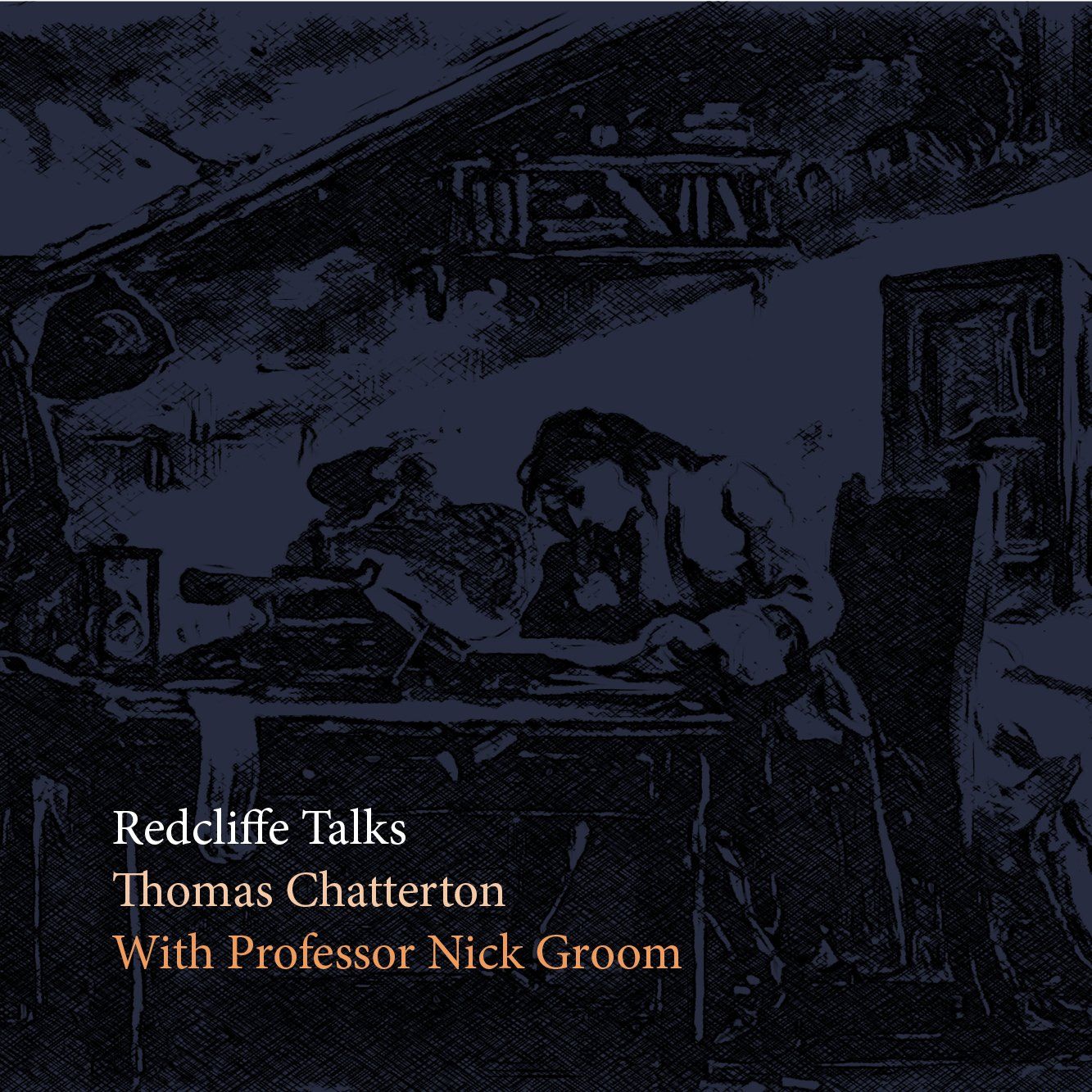 Redcliffe Talks event image featuring the poet Thomas Chatterton