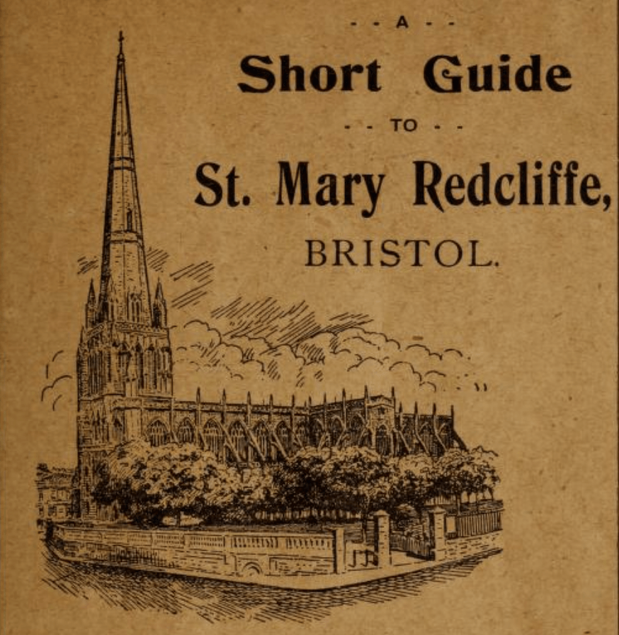 Cover to A Short Guide to St Mary Redcliffe 1921