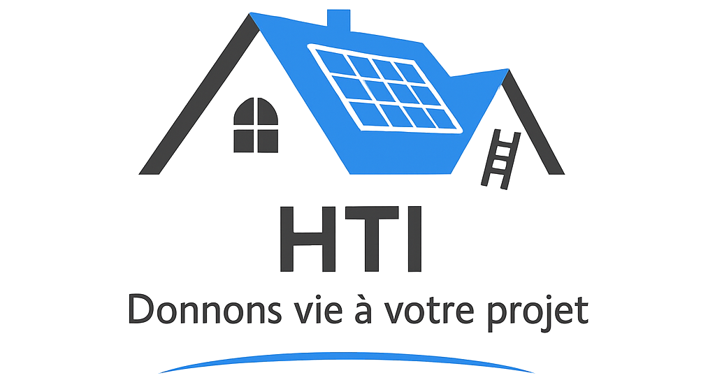 Logo bleu horizon toiture -  Isolation Reims