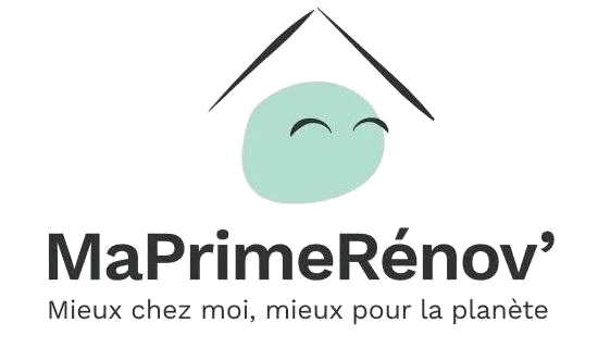 Un logo pour une entreprise appelée maprimerenov