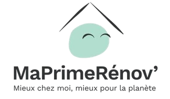Un logo pour une entreprise appelée maprimerenov