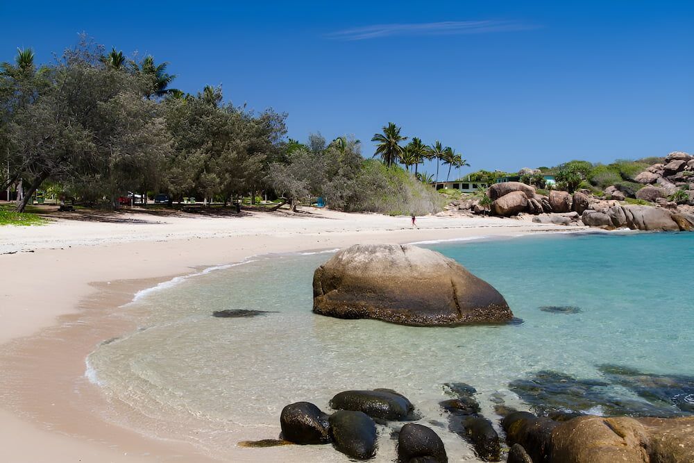 There Is A Large Rock In The Water On The Beach — ViperVac Solutions PTY LTD in Bowen, QLD