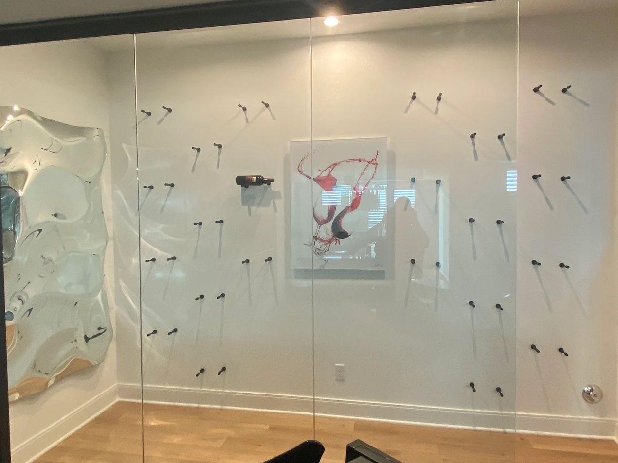 Wine Rack Room with Artwork on Wall — Leavenworth, KS — Ready Set Hang