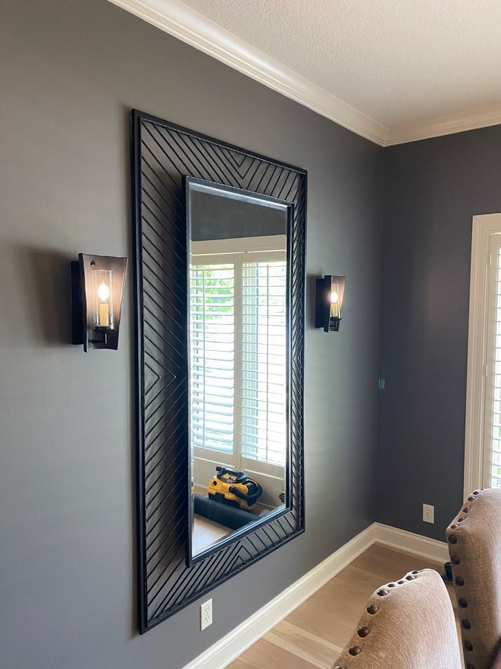 Elegant Mirror Hanging on Wall — Leavenworth, KS — Ready Set Hang