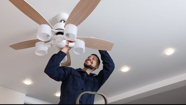 ceiling fan installation in Kansas City