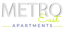 Metro East Apartments Company Logo - click to go to home page
