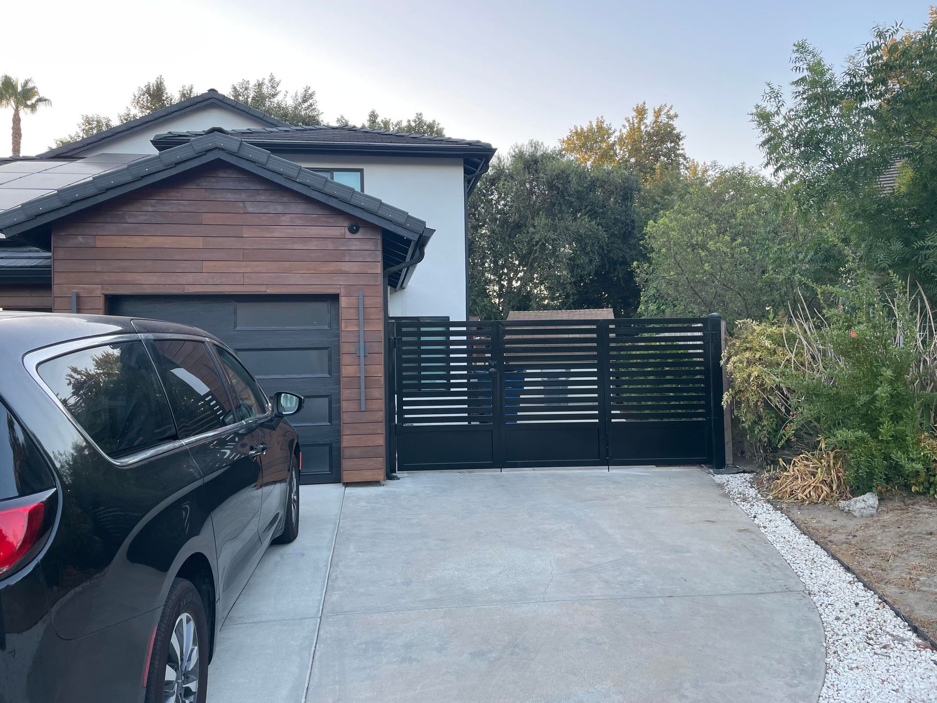 A modern home elevation 