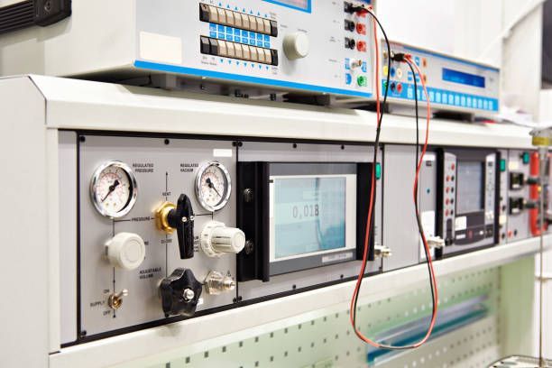 A bunch of electronic devices are sitting on a table.