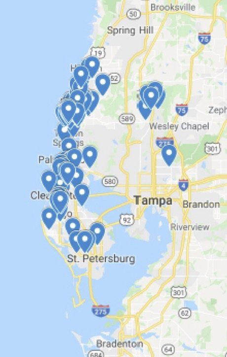 Tampa Property Map