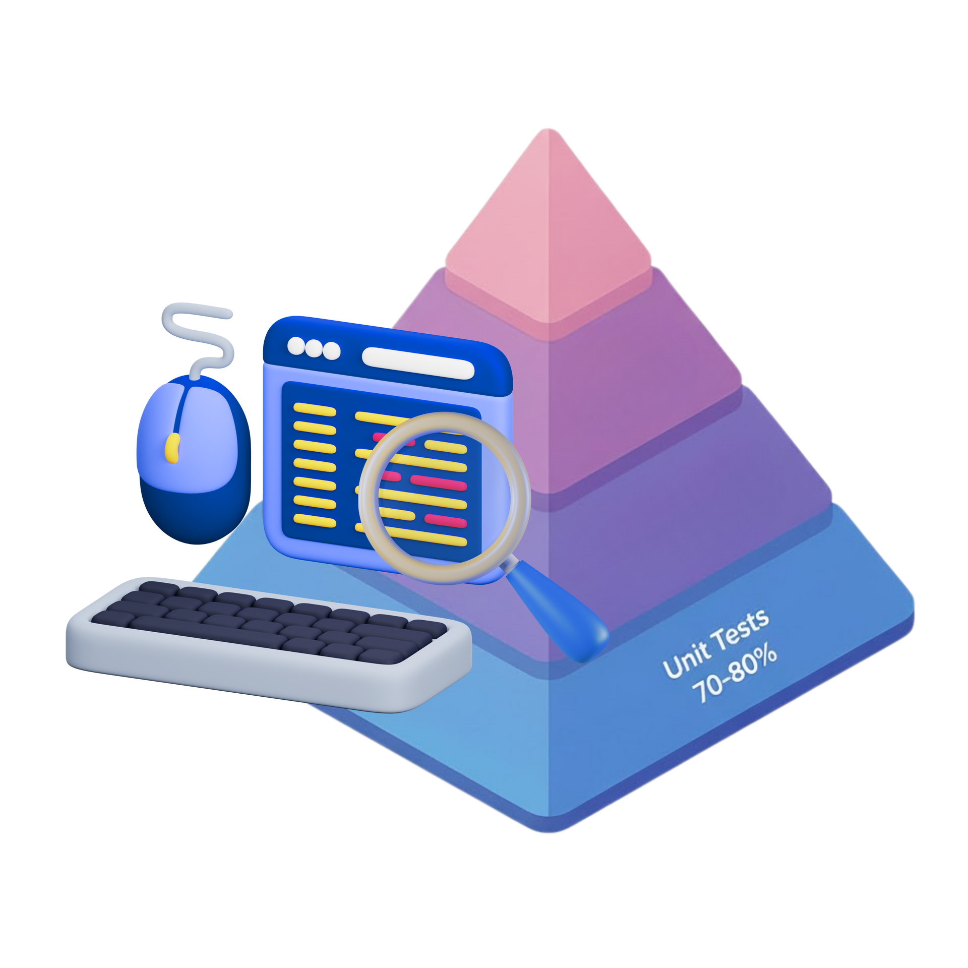 Base of testing pyramid