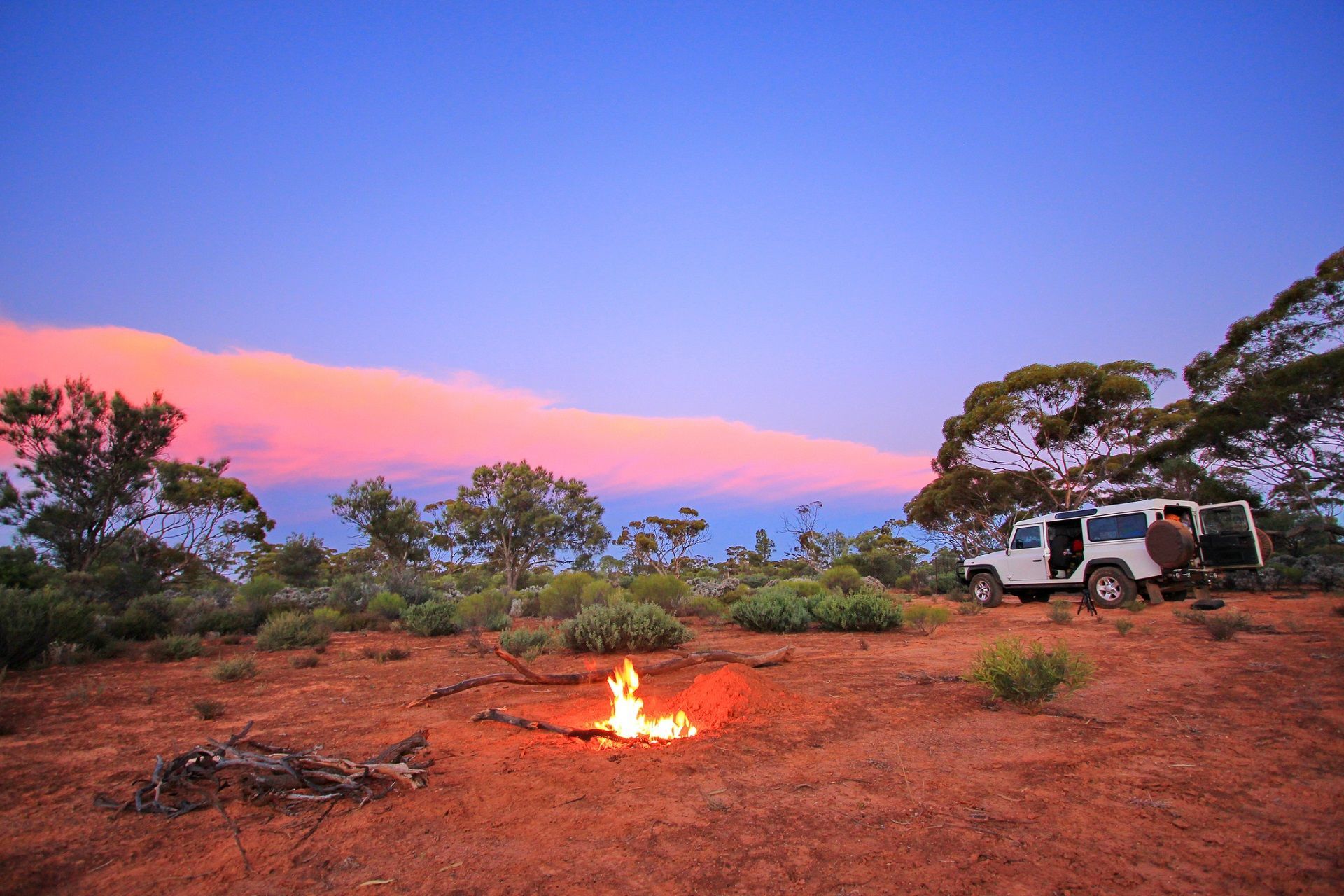 Camping in Outback Australia