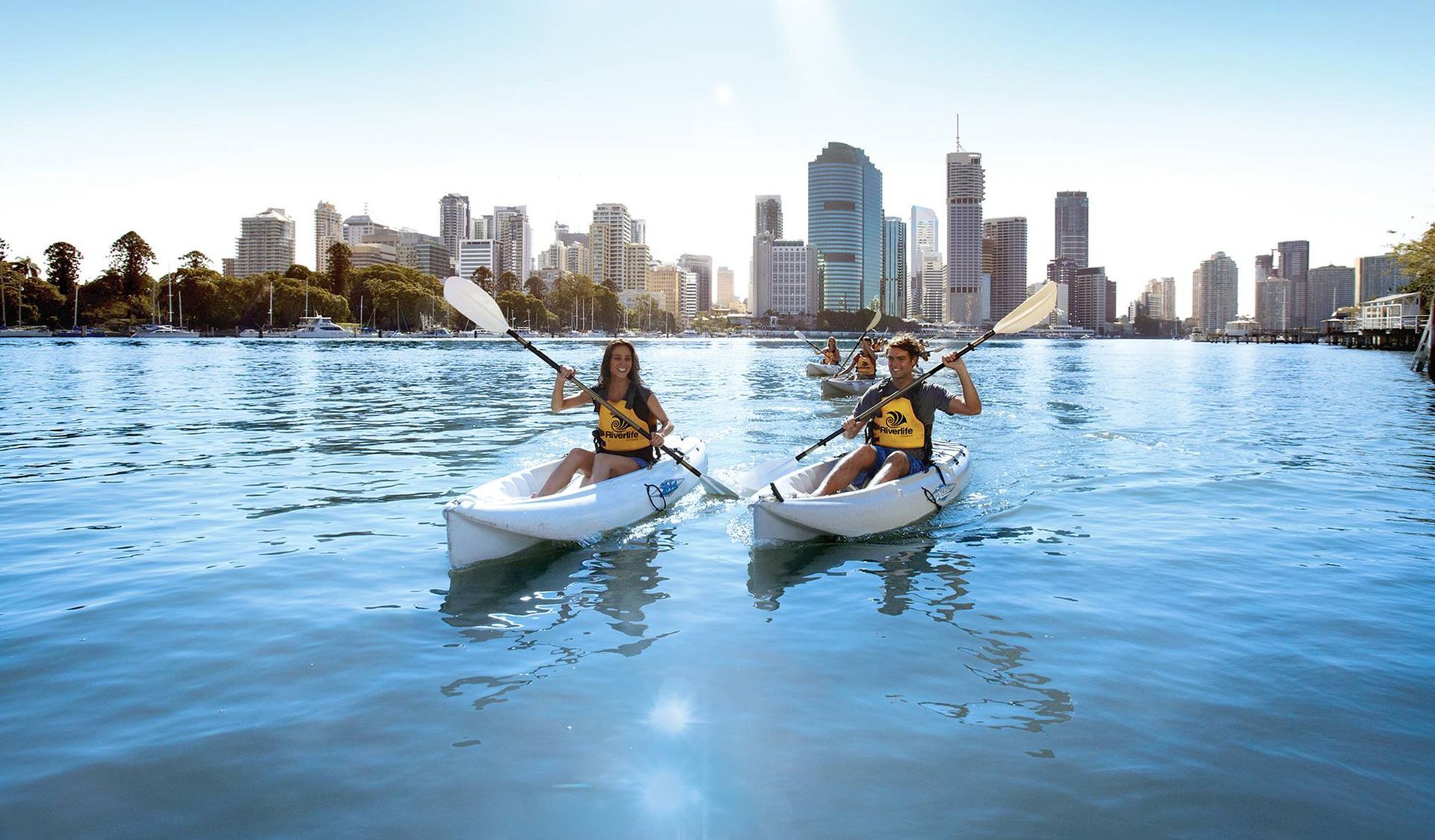 Kayaking on the Brisbane