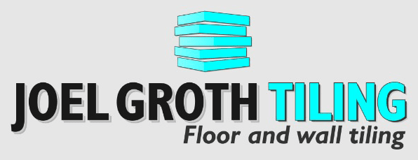 The logo for joel groth tiling floor and wall tiling