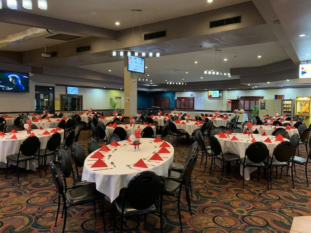 Large Banquet Hall Set Up — Creative Events Innisfail in Innisfail, QLD