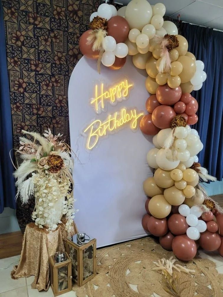 Birthday Backdrop — Creative Events Innisfail in Tully, QLD