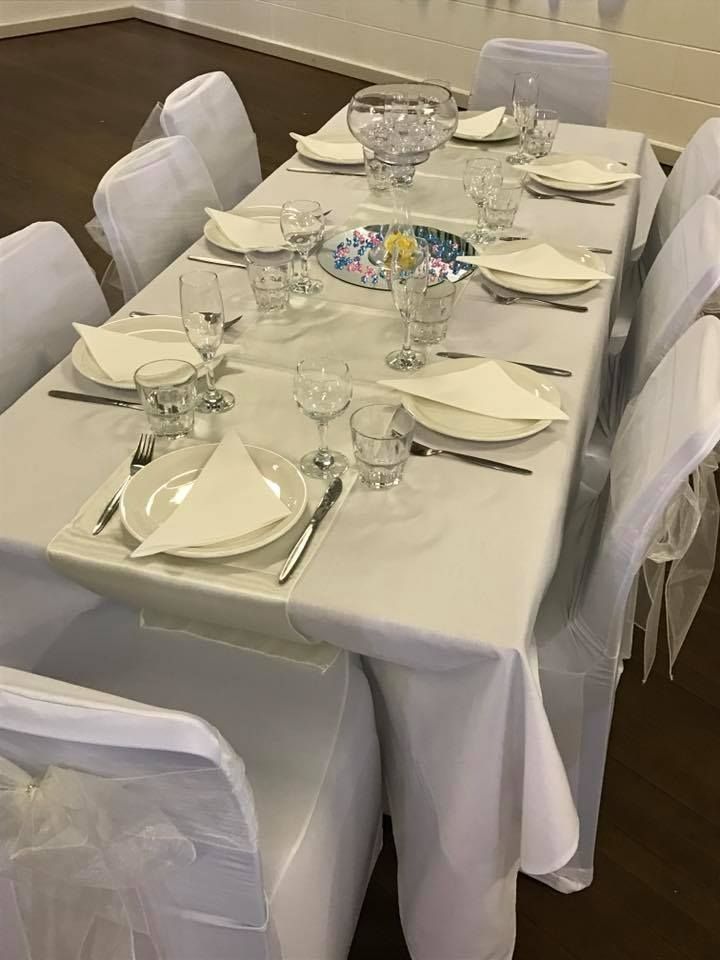A Rectangular Table Set for a Meal — Creative Events Innisfail in Babinda, QLD