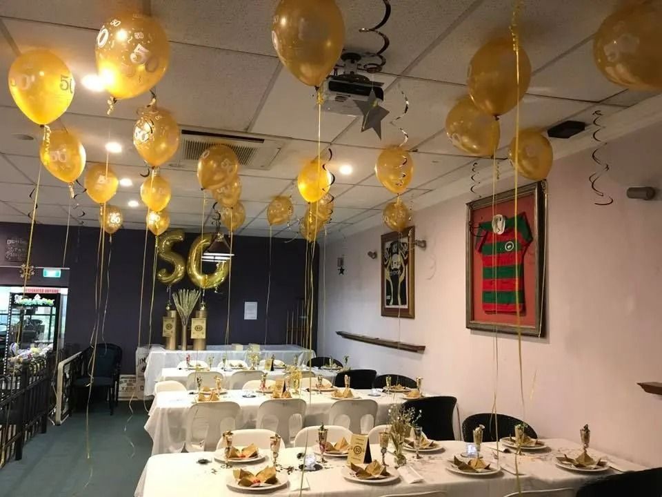 Room Decorated for a 50th Birthday — Creative Events Innisfail in Mission Beach, QLD