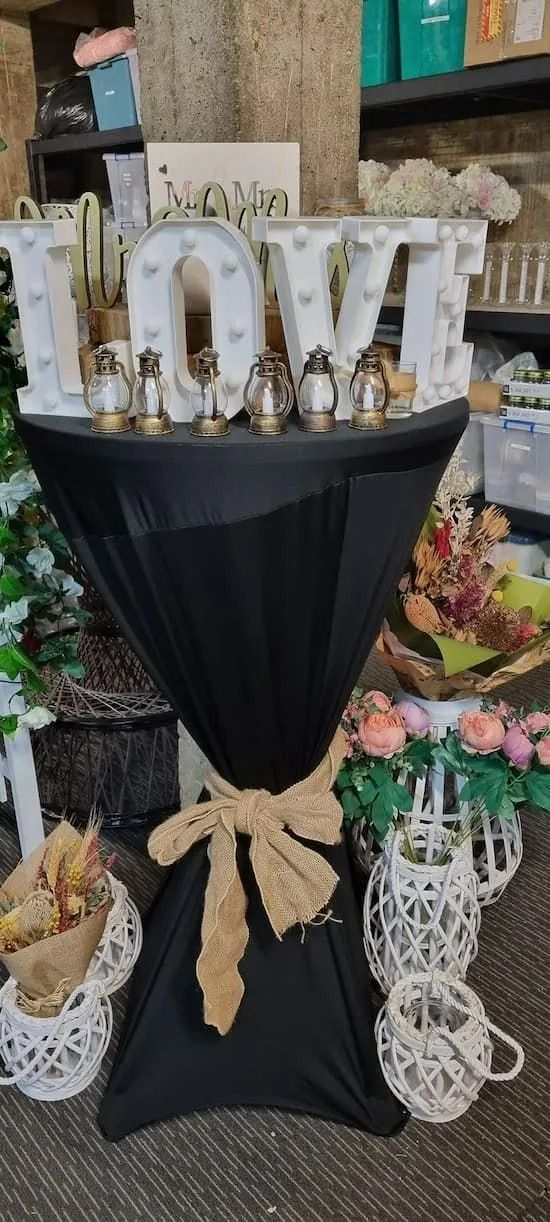 Decorated Table With Love Letters — Creative Events Innisfail in Tully, QLD