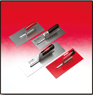 Frattazzi in acciaio e plastica