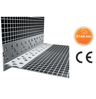 Gocciolatoio forato in PVC nascosto con rete