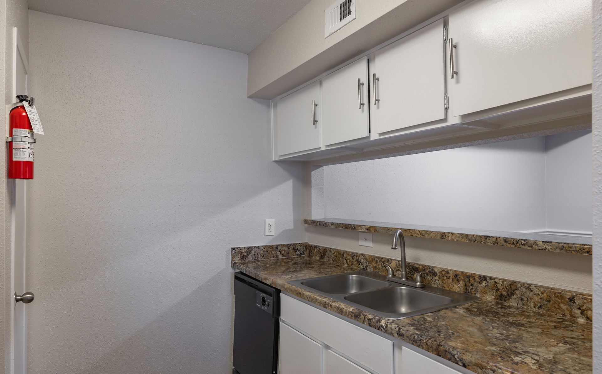 Sink view of apartment lookeded in 
17630 Wayforest Dr, Houston, TX 77060