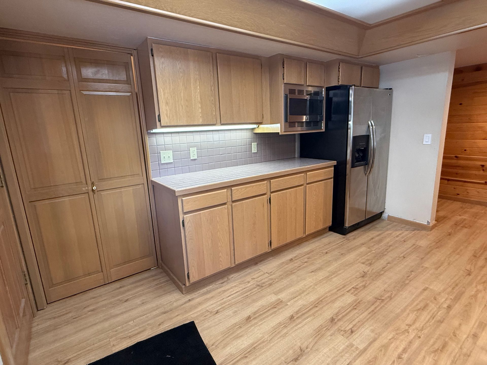 Before photo of a complete kitchen remodel