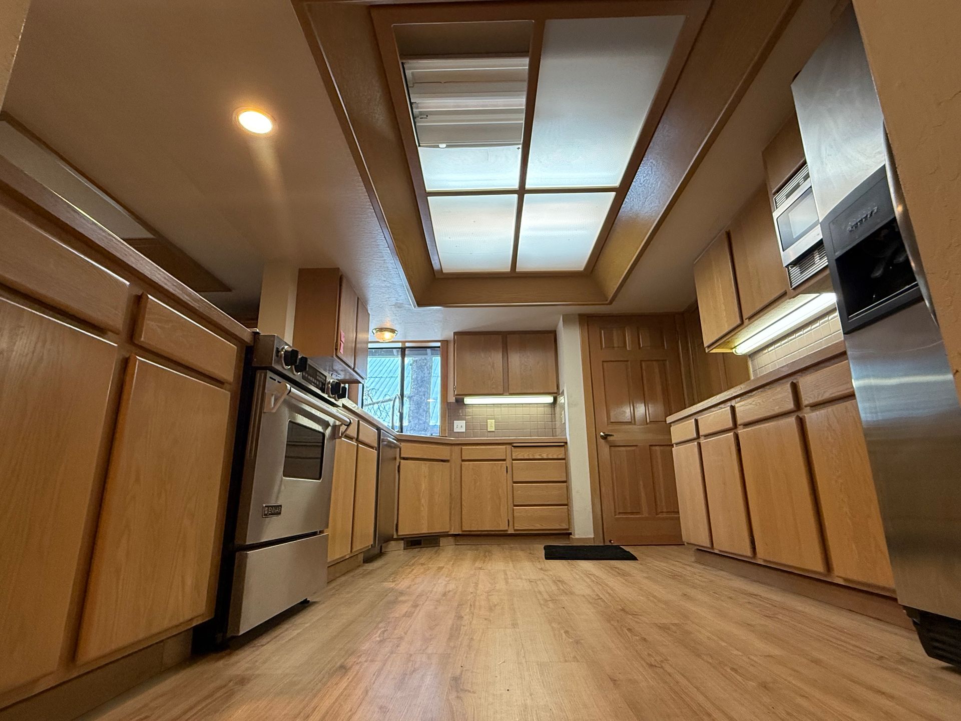 Before photo of a complete kitchen remodel