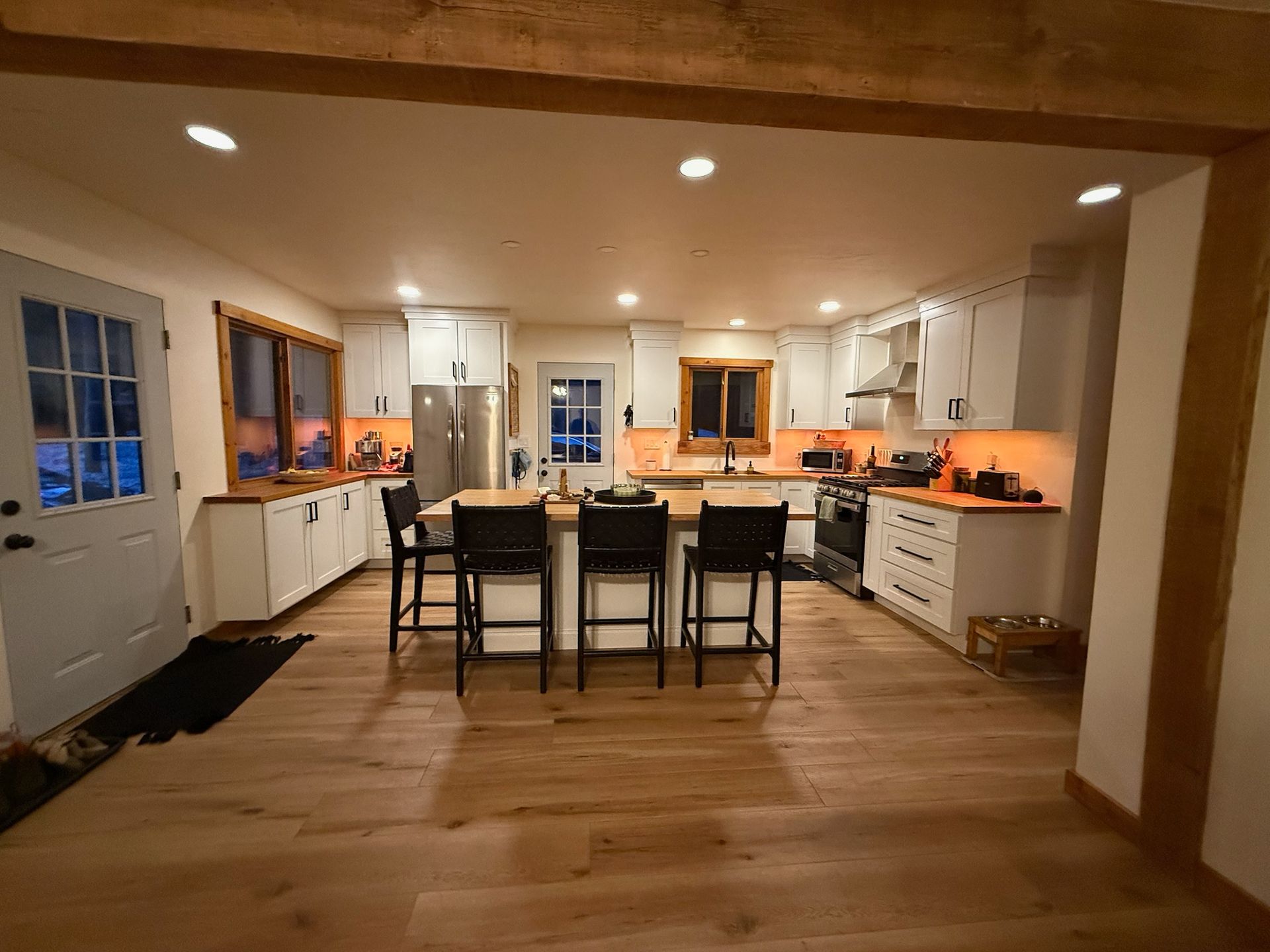 a before photo of a kitchen remodel