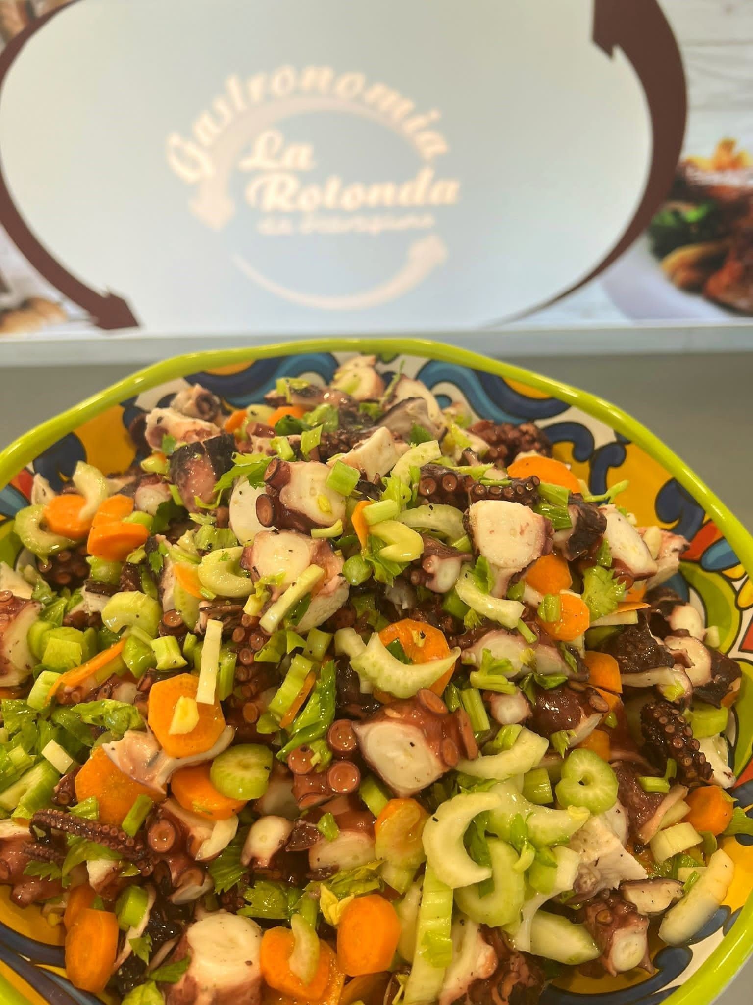 Insalata di polipo Castellammare del Golfo Gastronomia La Rotonda da Scaraglino