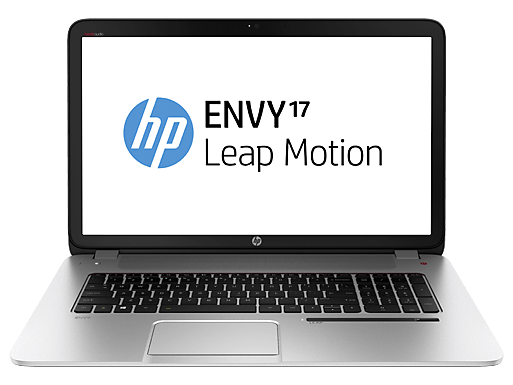 Silver Hp Envy 17 Laptop with Hp Envy 17 Leap Motion on Screen — Wright Partners in Dubbo, NSW