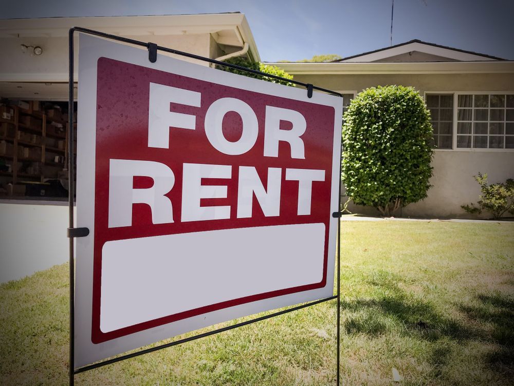 For Rent Sign in Front of A House on A Sunny Day, with A Blank Space for Contact Information — Wright Partners in Dubbo, NSW
