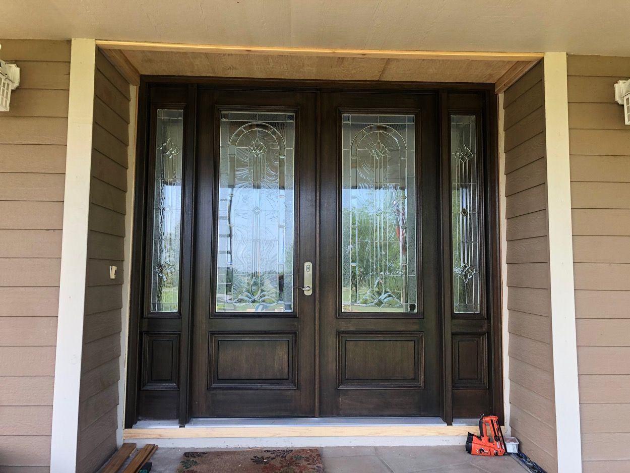 Wood Door with Glass | Omaha & Lincoln, NE | Windows Near Me