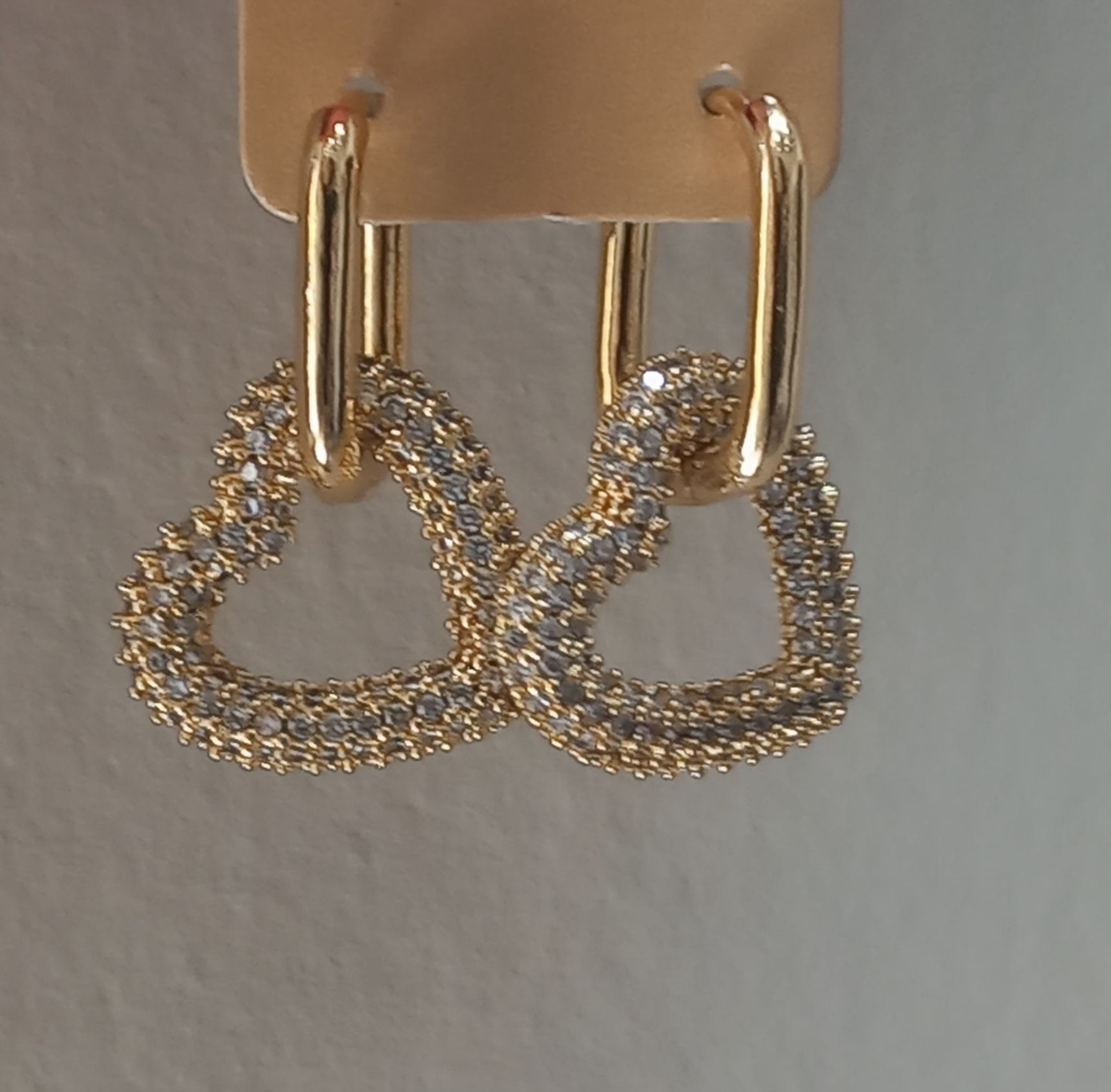 Aros Bronce dorados y plateados