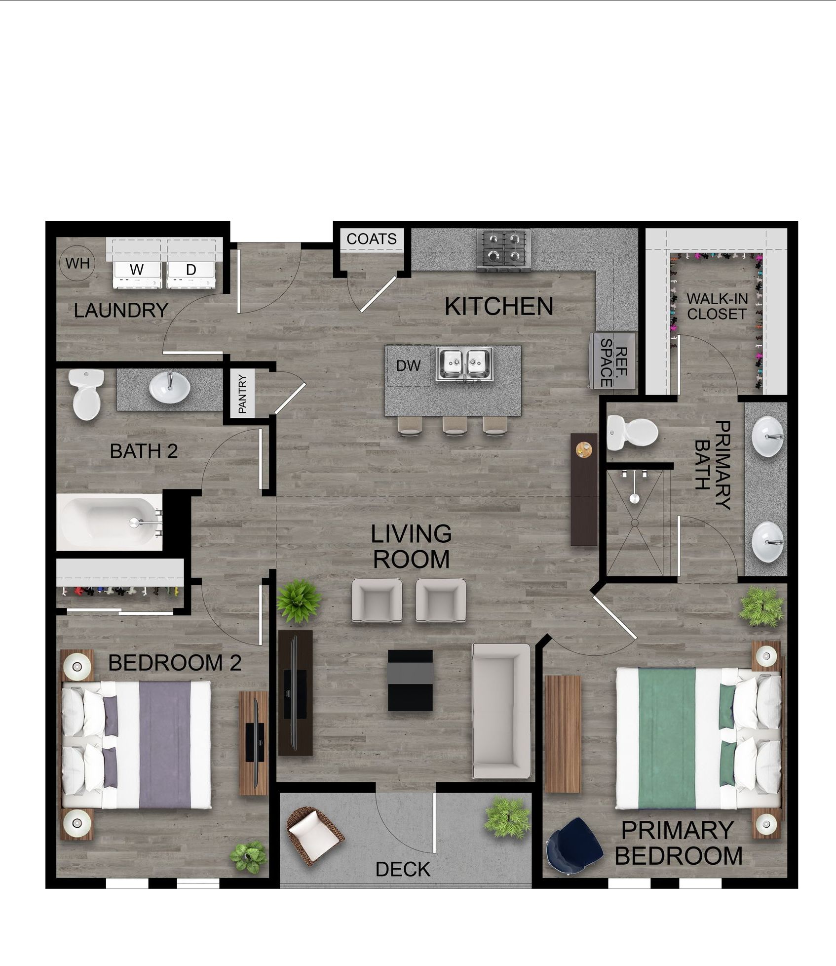 2 Bedroom
