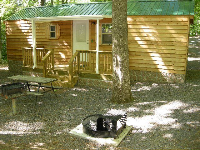 Christopher Run Campground Cabin with Firepit