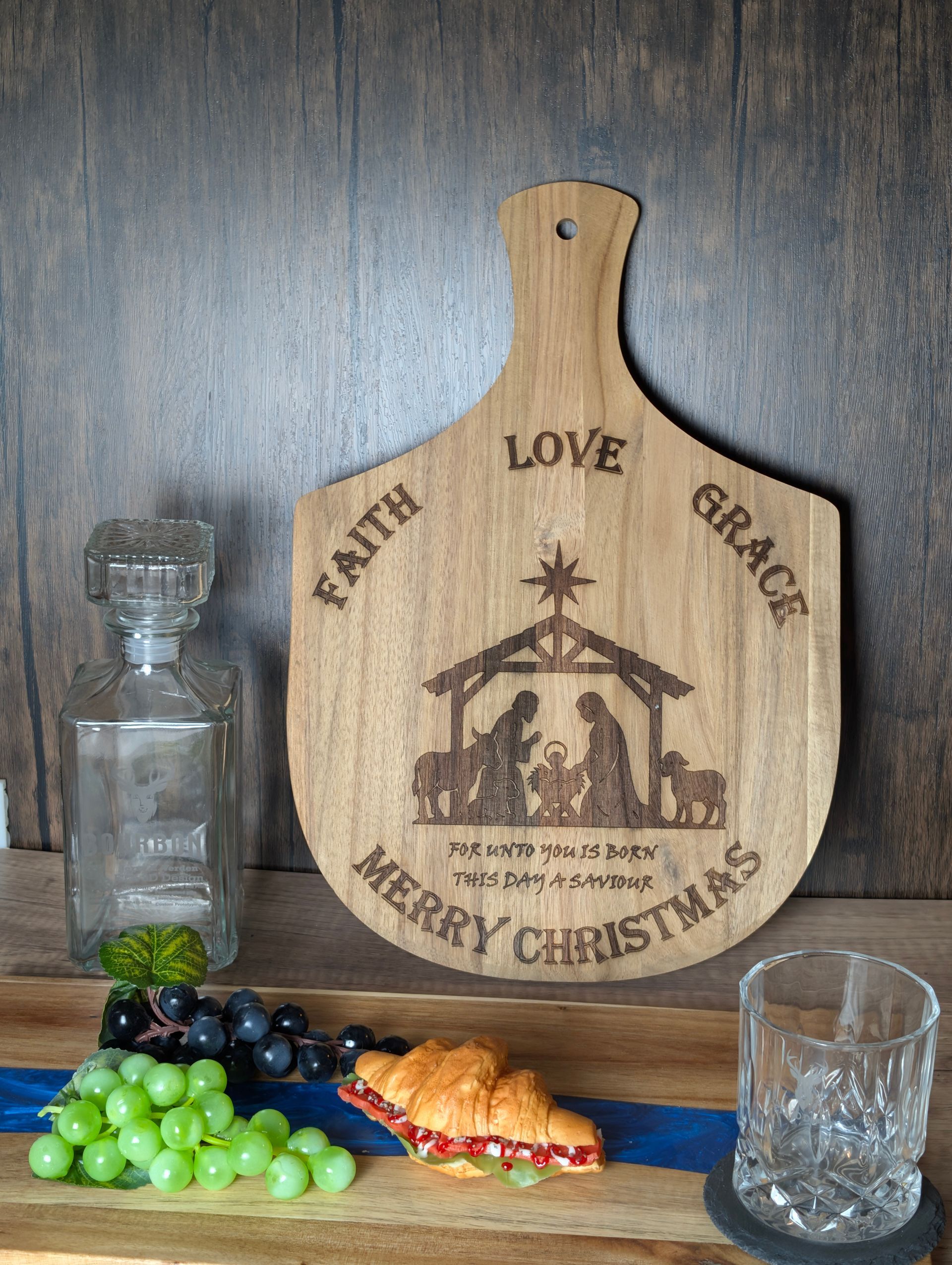 Custom Engraved Charcuterie Board