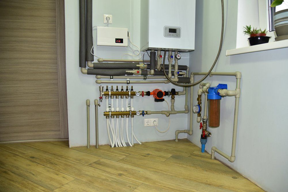 Heating System in Boiler Room — Air Conditioning & Heating in Tamworth