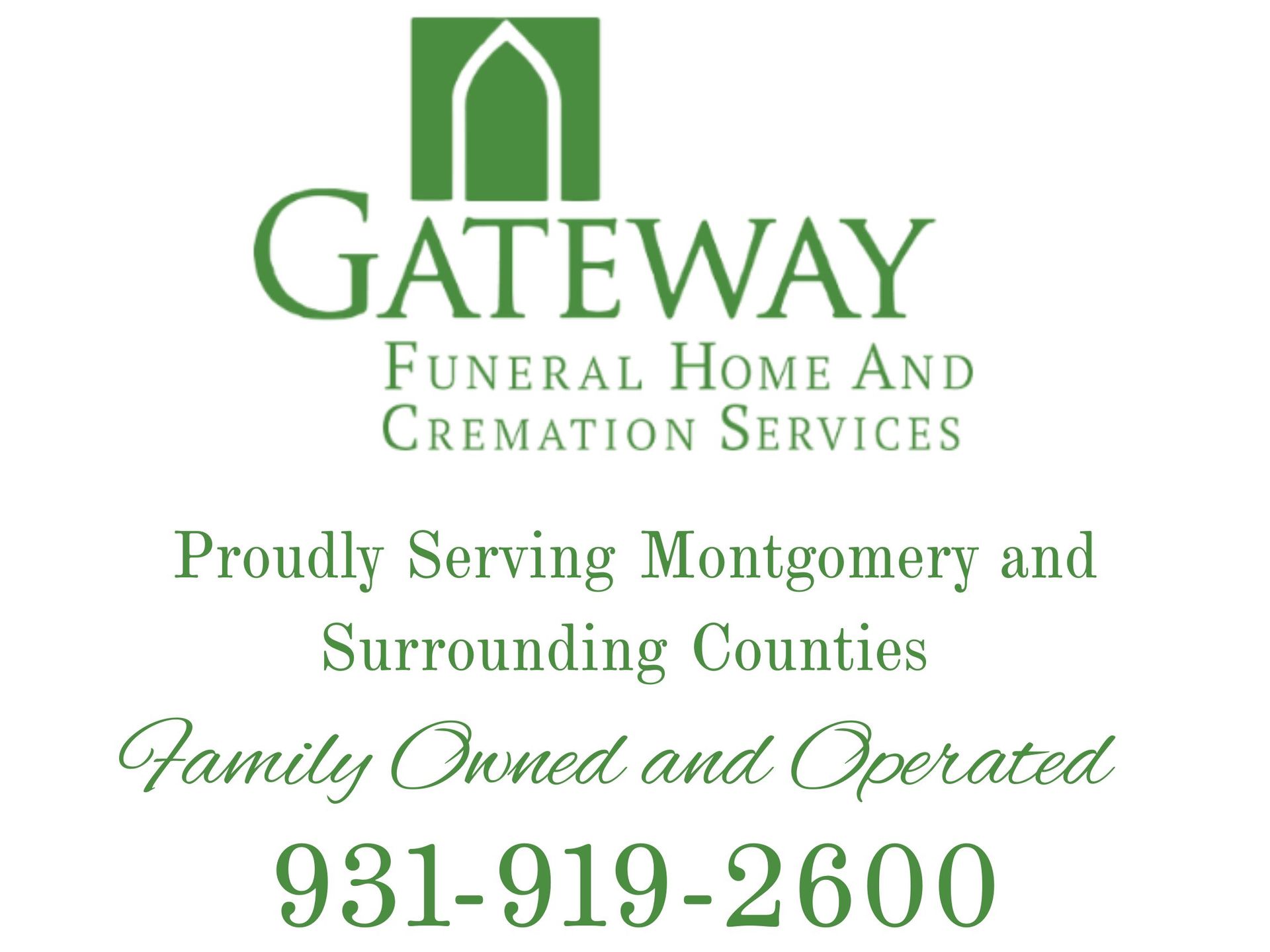 Exterior photo of Gateway Funeral Home