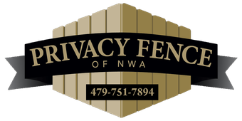 A logo for privacy fence, inc. with a phone number
