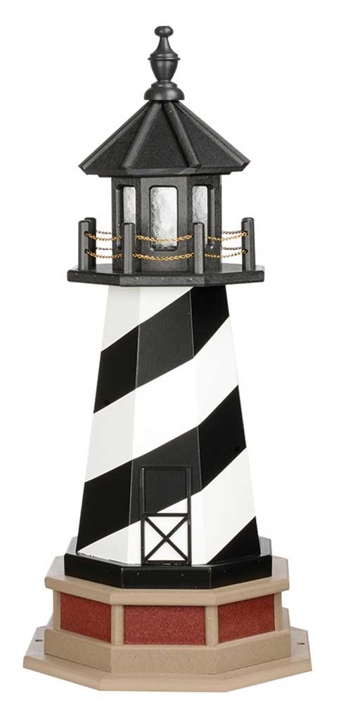 3 Feet Hatteras Lighthouse with Base - Playhouses in Virginia Beach, VA