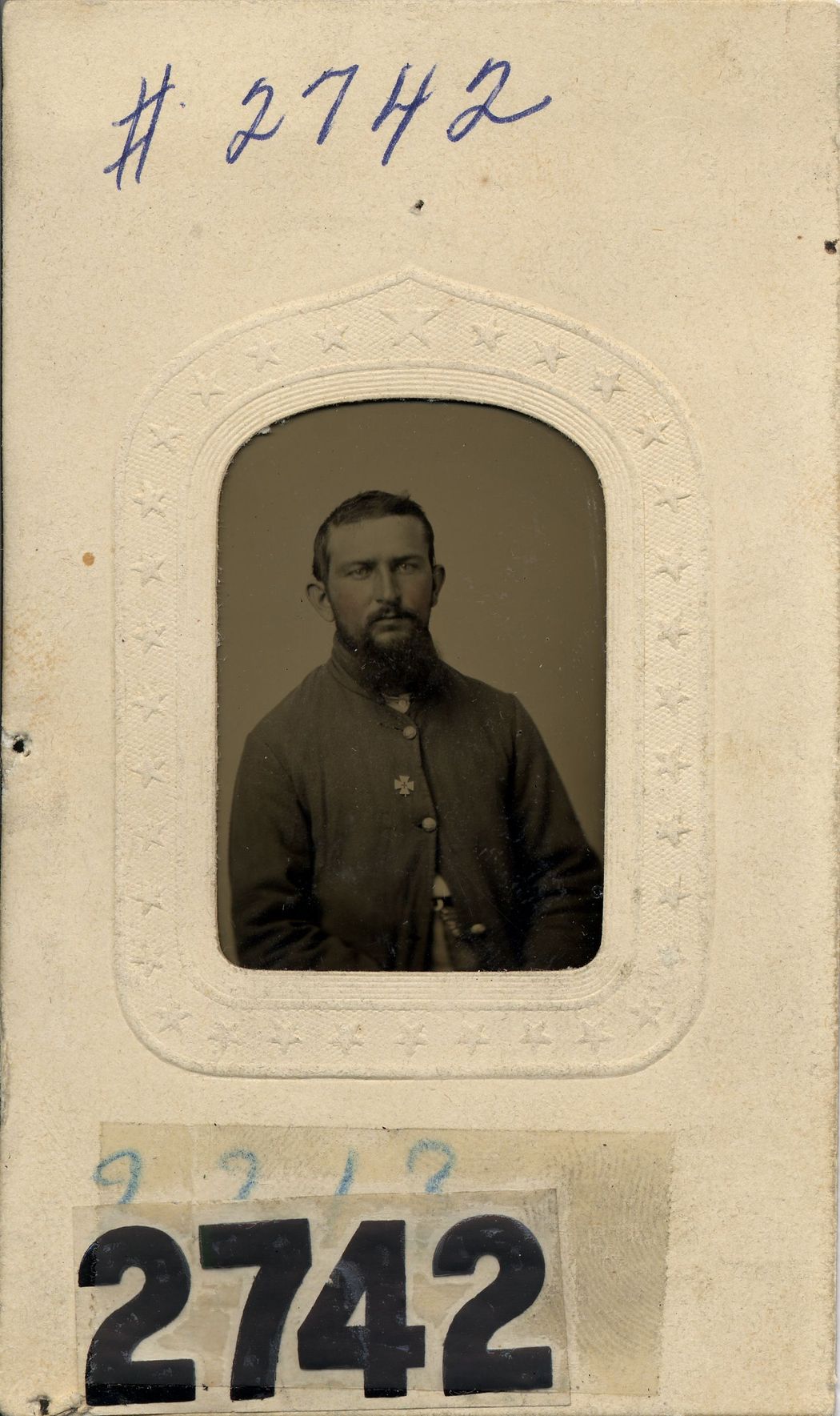 Photograph of Private George F. Scott from the 188th New York Volunteers, courtesy of the New York State Military Museum.