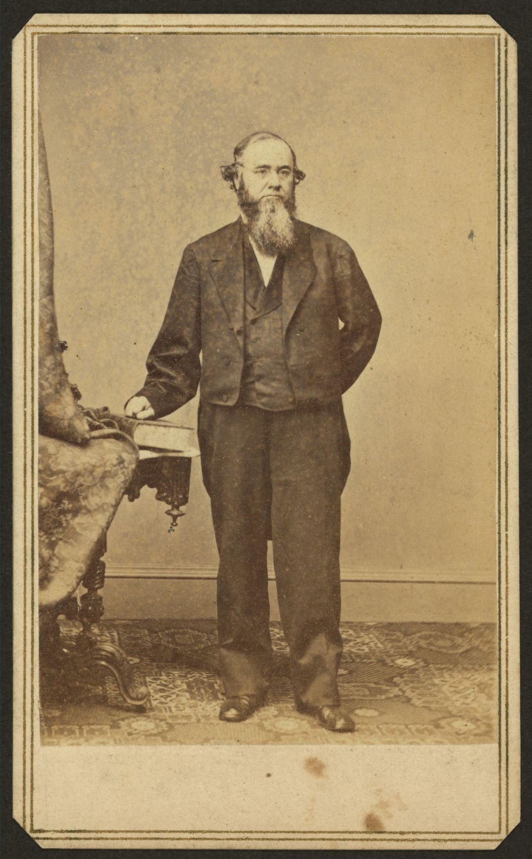 Secretary of War Edwin Stanton, sourced from the Library of Congress