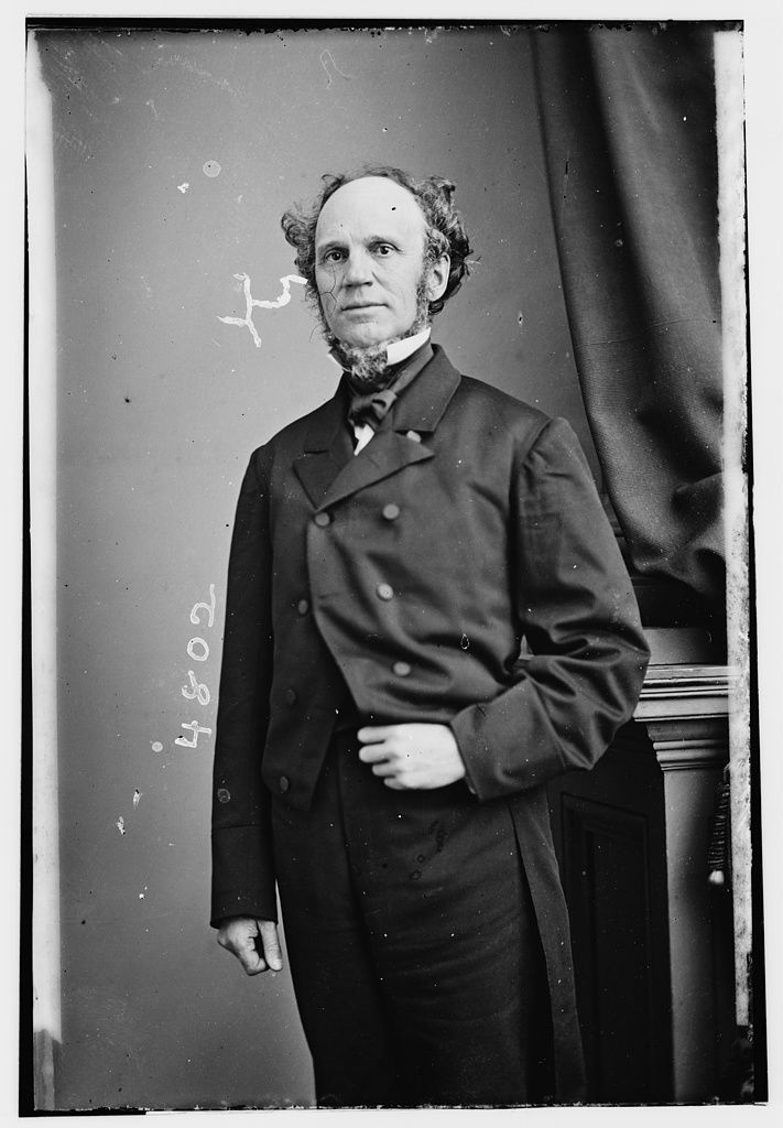 Portrait of Governor Horatio Seymour of New York, sourced from the Library of Congress.