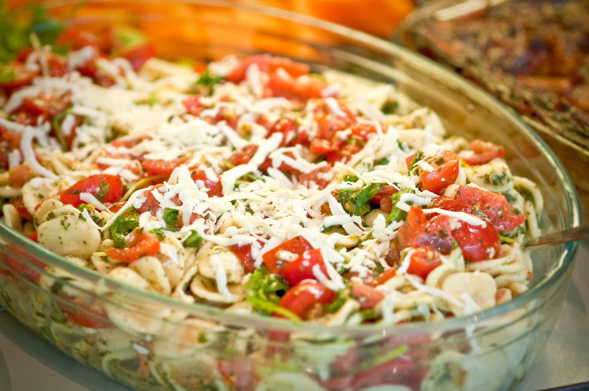 orecchiette pomodorini e rucola