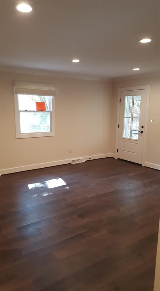 Hardwood Flooring In Living Room — Lynchburg, VA — Tim Reynolds Construction Company