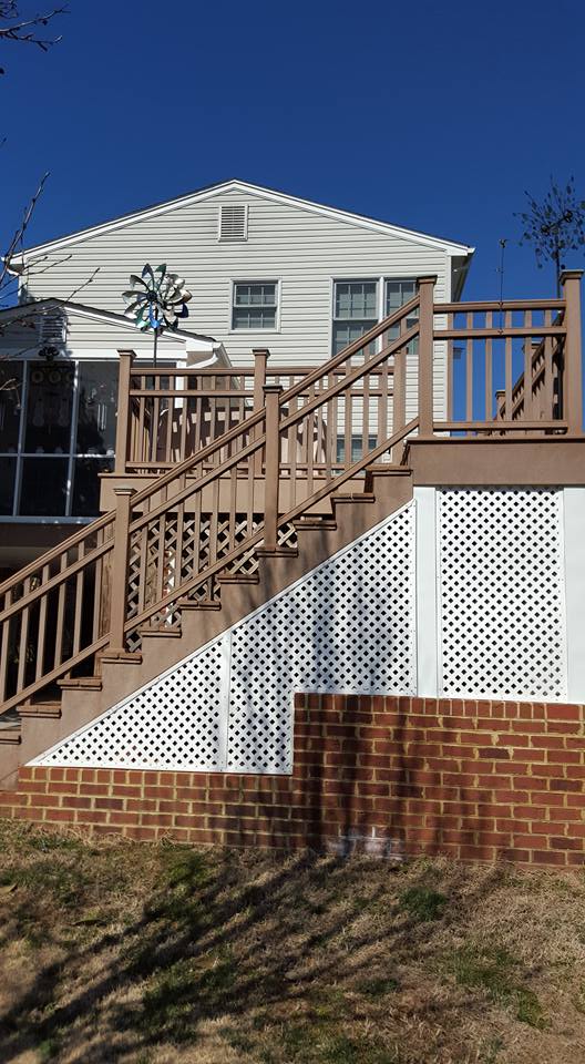 Patio With Stairs — Lynchburg, VA — Tim Reynolds Construction Company